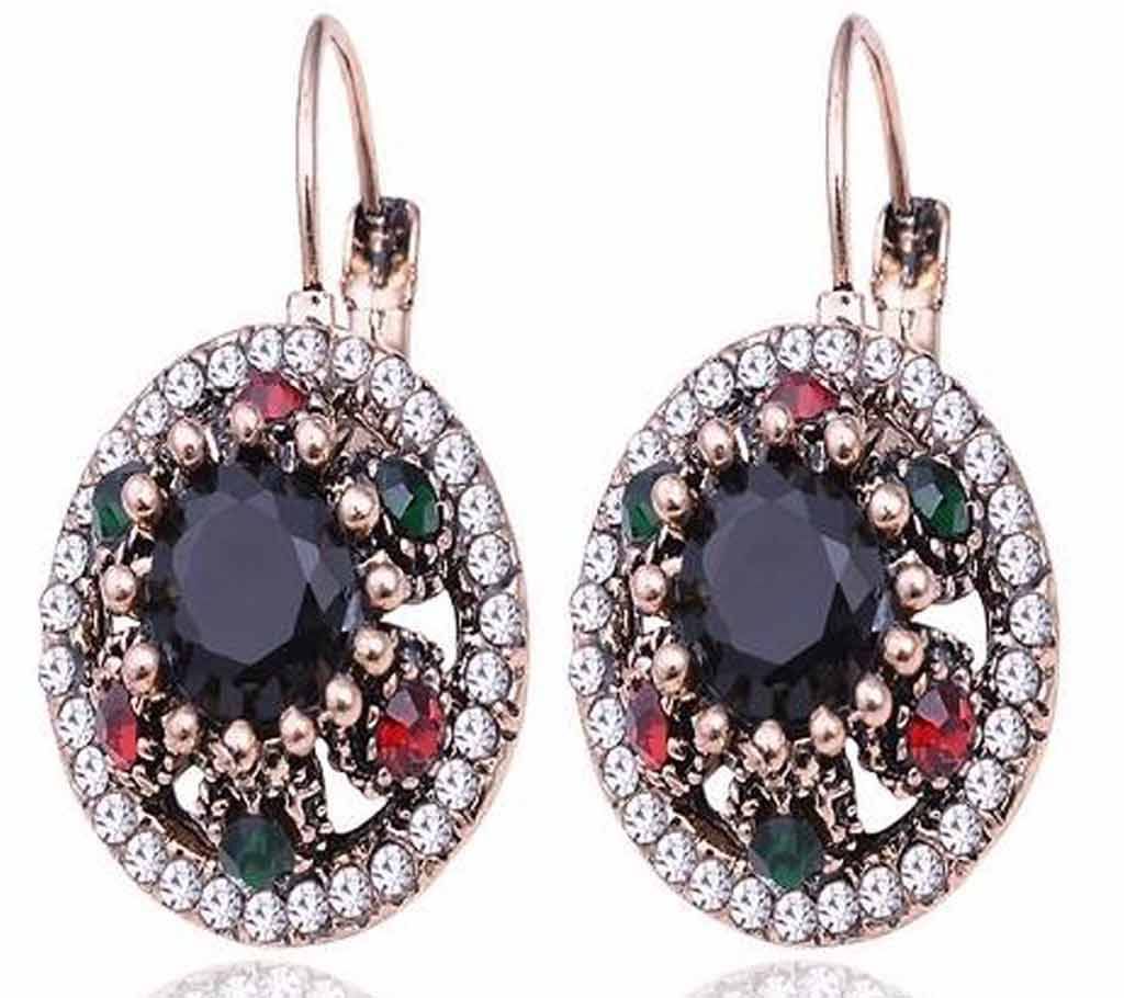 Crystal Rhinestones Vintage Drop Earrings