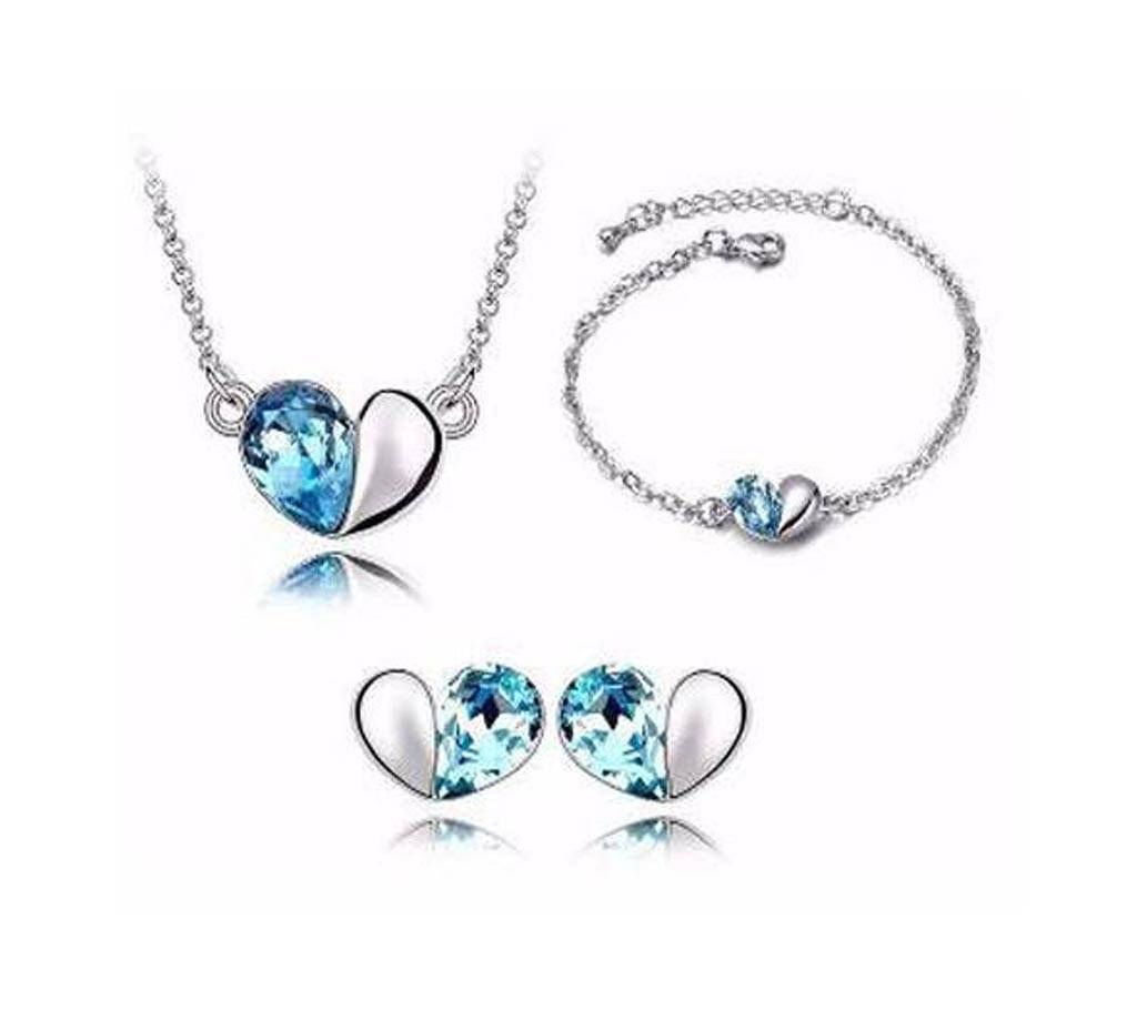 Cristal Drop Jewellery Set