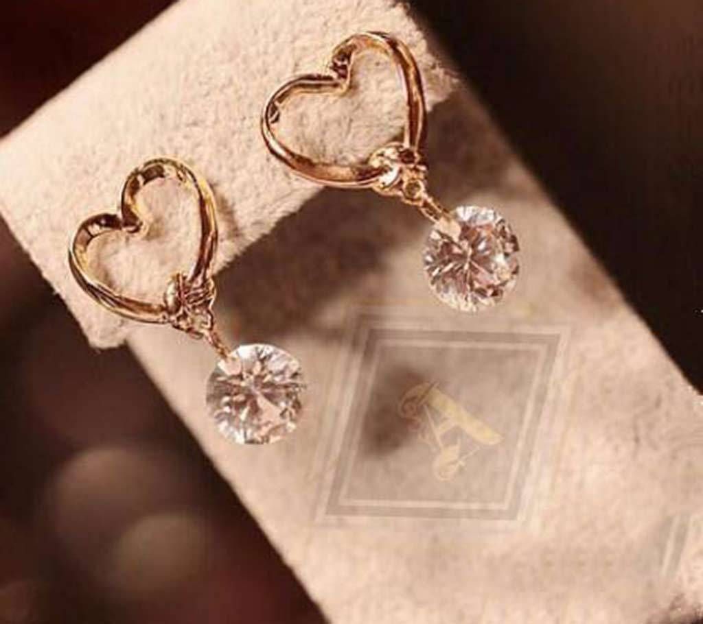 Heart Shape Stud Earring
