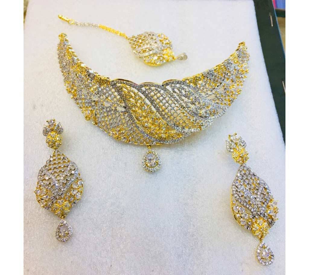 Stone Crafted Jewelry Set
