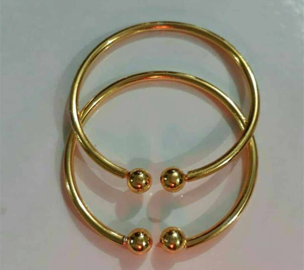 Gold plated bangles for babies-1 pair