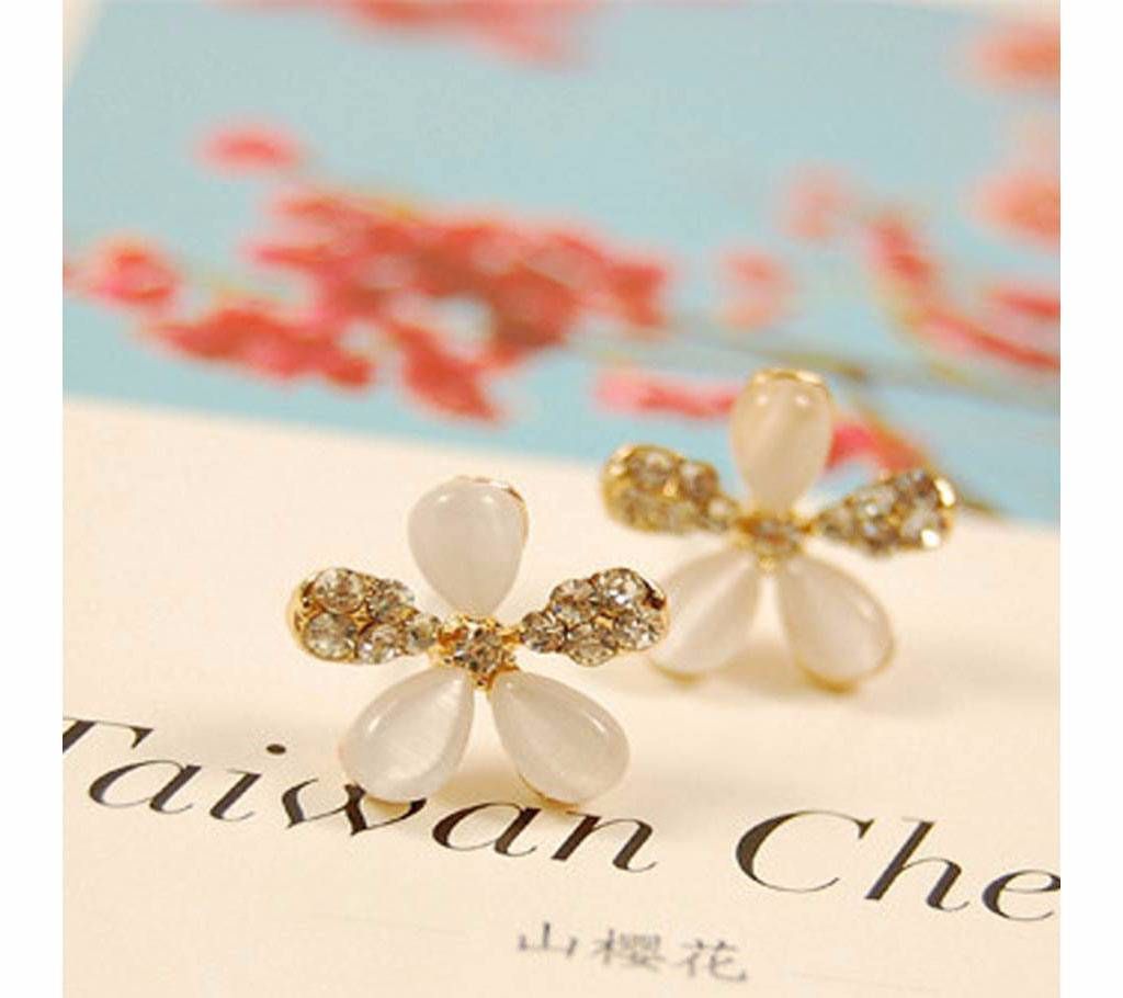 Charming Crystal Flower Earrings
