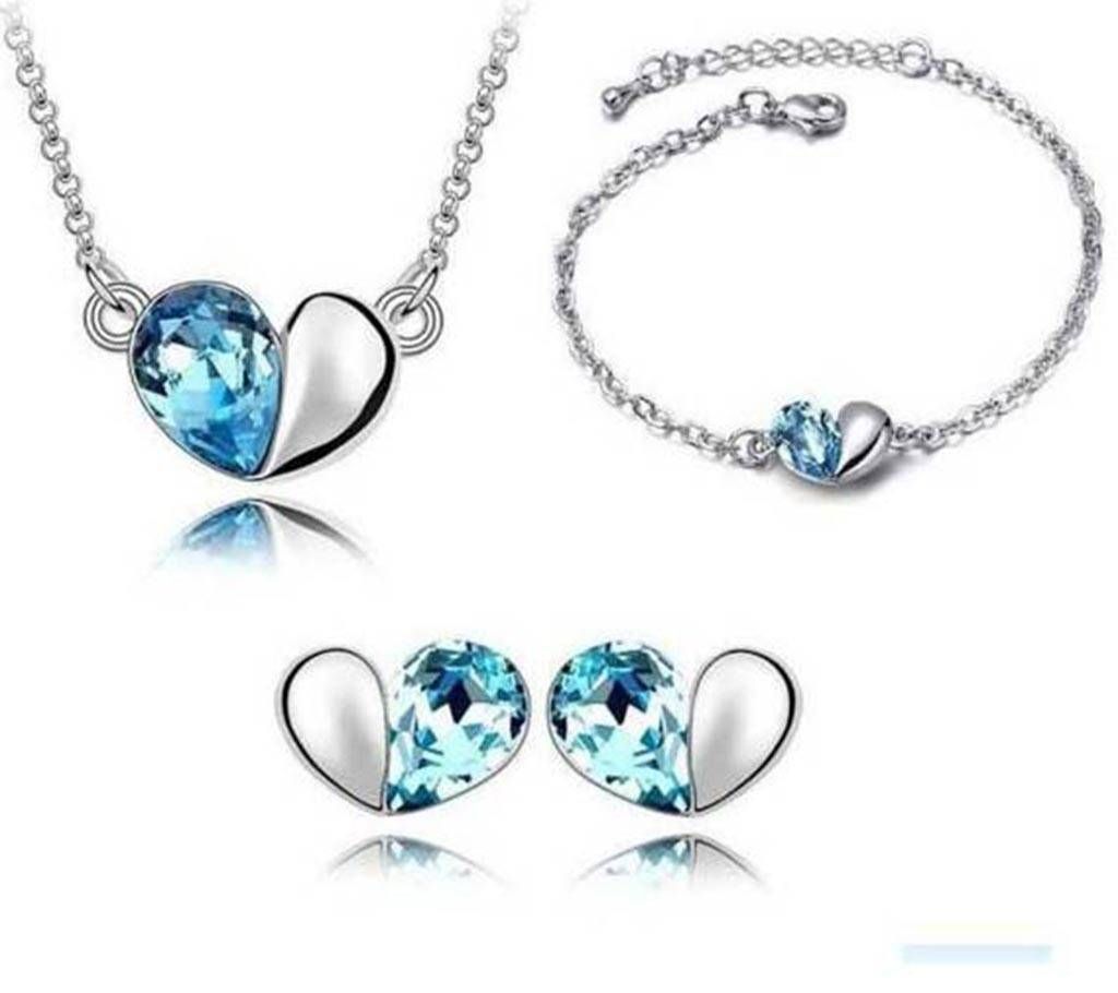 Crystal Drop Jewellry set