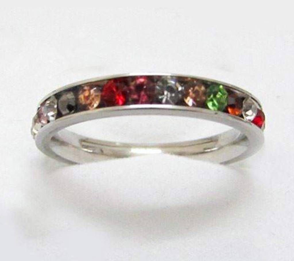 Multicolor Stone setting Finger Ring