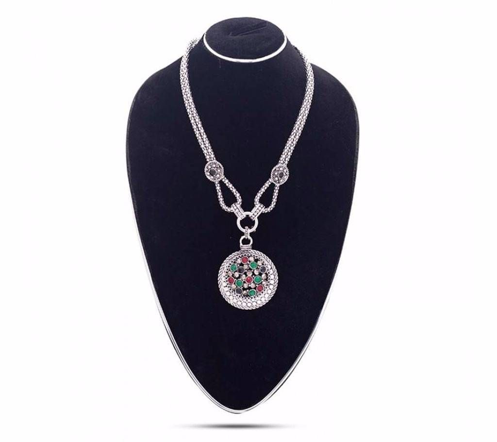Multi-color Stone Setting Pendant
