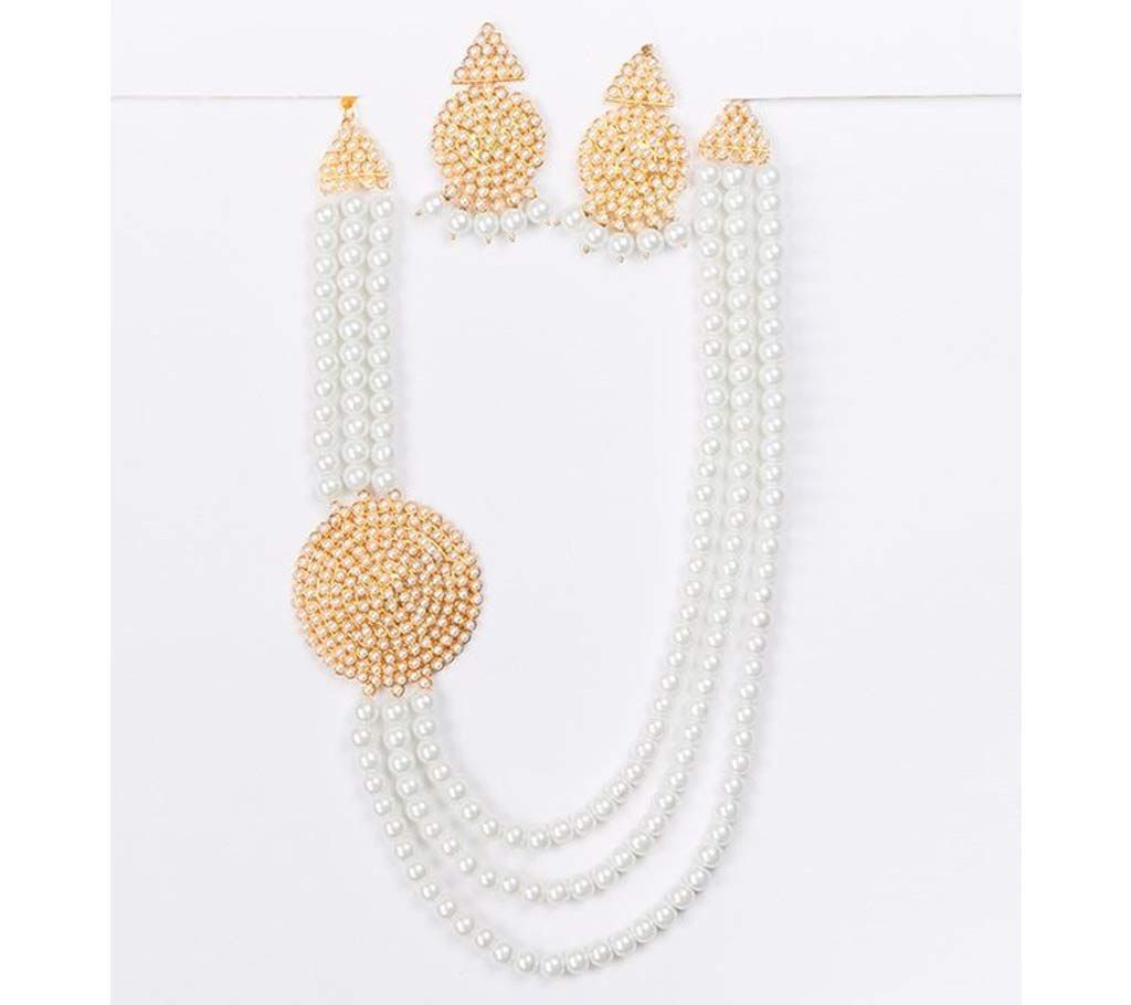 Boishakhi pearl necklace set 