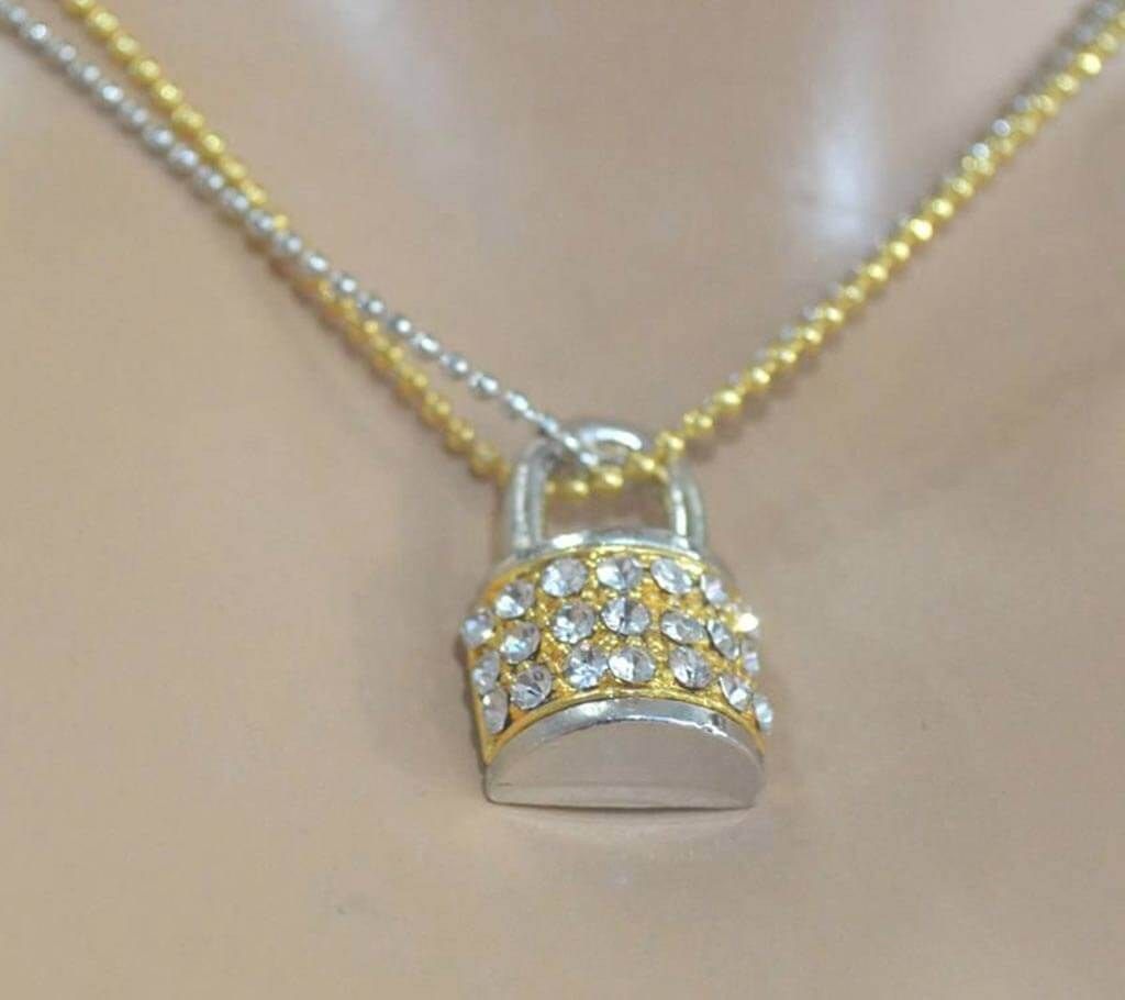 Lock shaped pendant