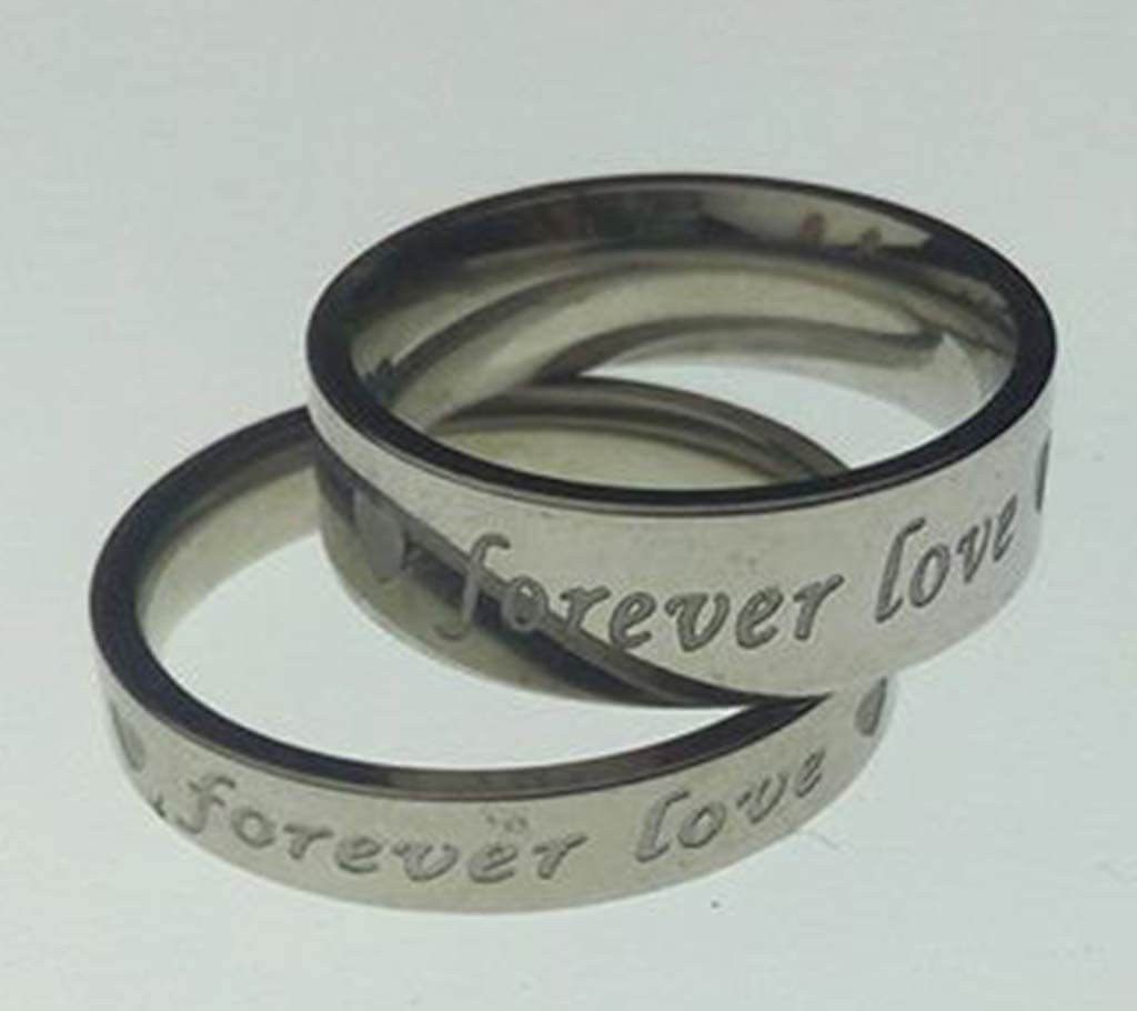 silver COLOR couple Rings