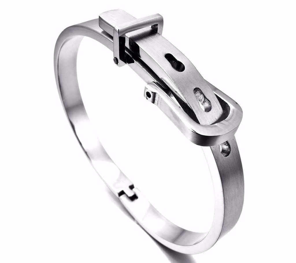 Cuff Belt Stainless Steel Bracelet Bangle - 20% Discount