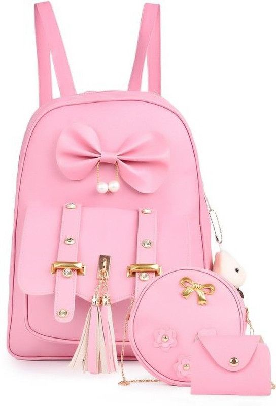 Small 14 L Backpack pink backpack  (Pink)
