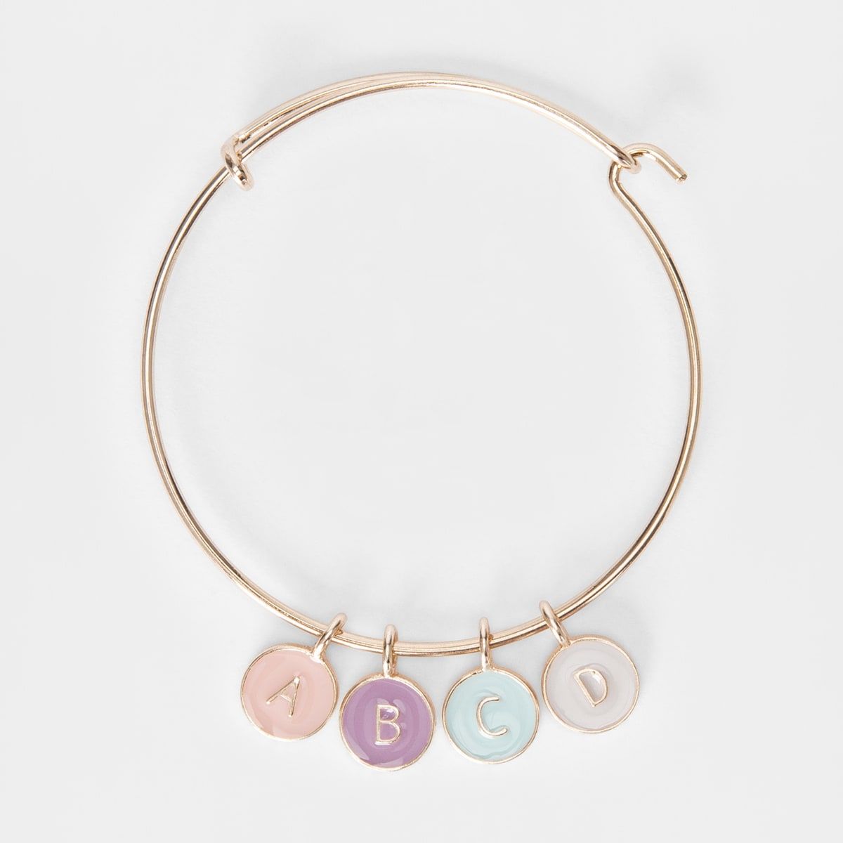 Alphabet Bracelet - Gold Look