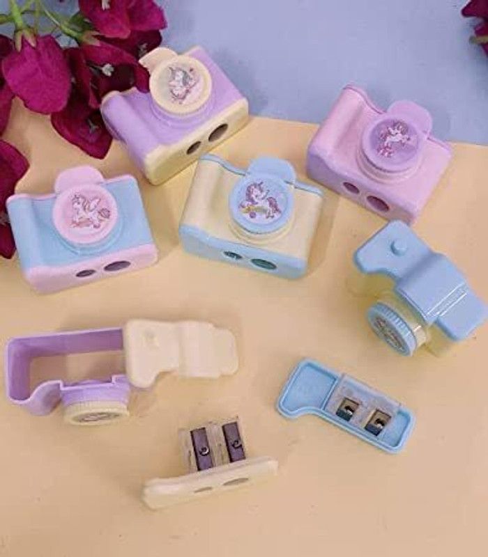 Beaulip Unicorn Single Pencil Sharpeners  (Set of 6, Multicolor)