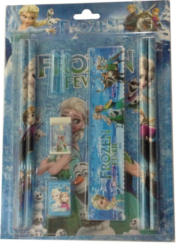 FUNCART Frozen stationery set with pencil cap School Set