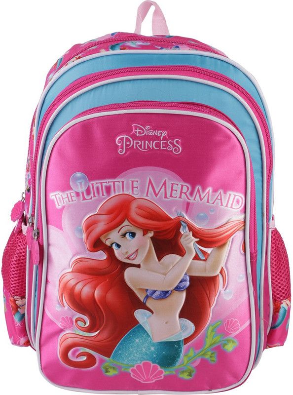 Small 16 L Backpack PRINCESS THE LITTLE MERMIAD 16 BACK PACK  (Multicolor)
