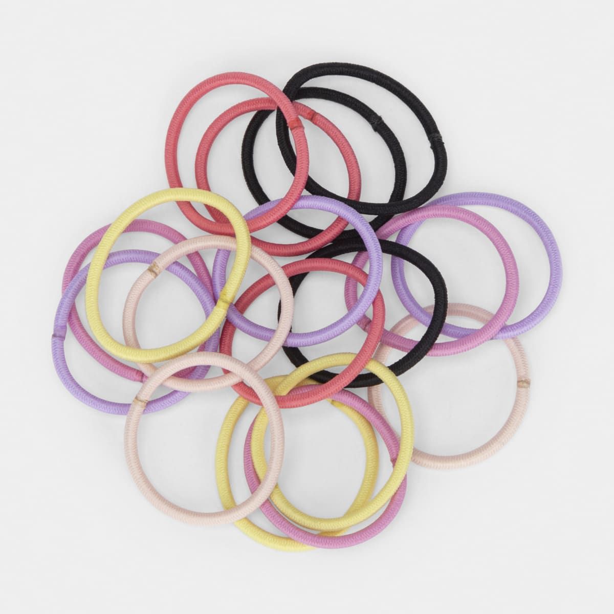 18 Pack Small Thin Hair Elastics