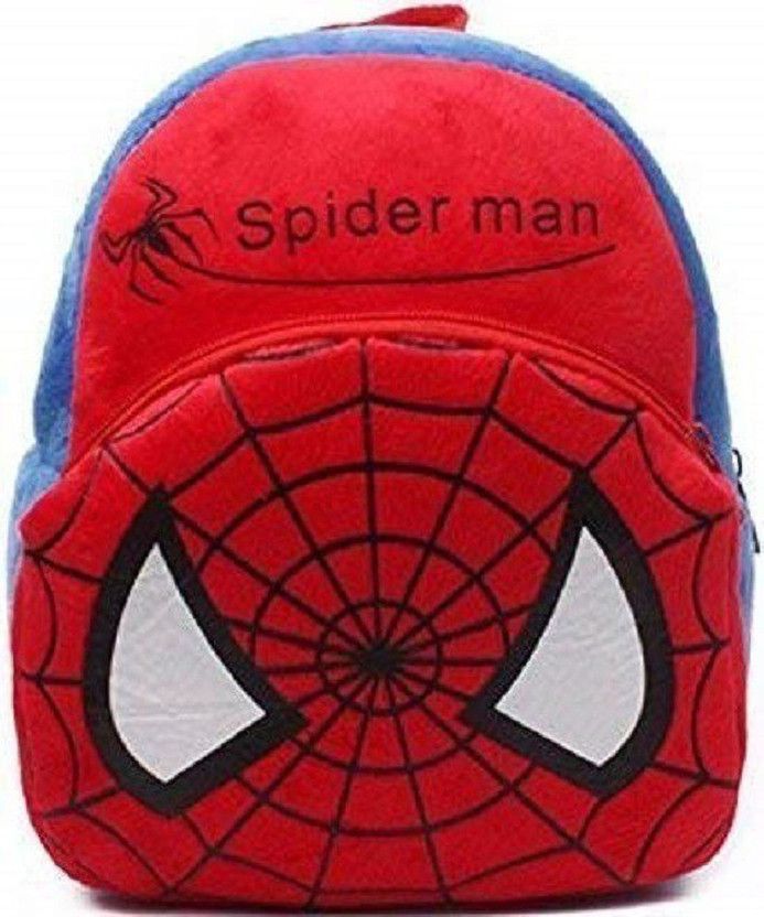 Small 1 L Backpack Kids School Bag Soft Plush Backpacks Cartoon Boys Girls Baby (2-5 Years)  (Red)
