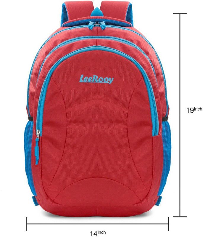 LeeRooy 0BG5RED Waterproof School Bag  (Red, 35 L)