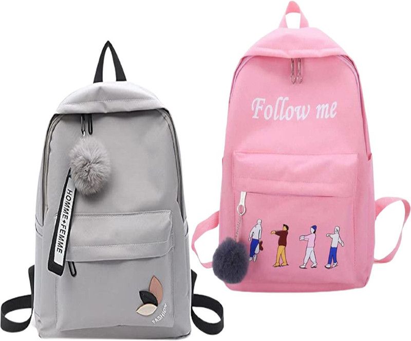 Small 20 L Laptop Backpack Small 20 L Backpack Attractive Combo Casual Backpack  (Multicolor)