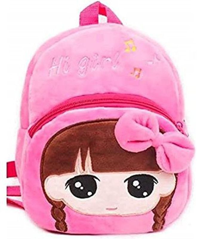 Hi-Girl preschool kids bag beautiful backpack (Color-Pink) Backpack  (Pink, 10 L)