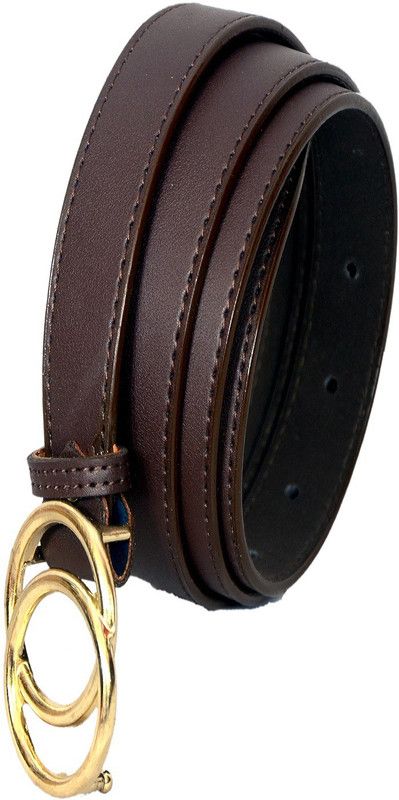 Girls Casual Brown Synthetic Belt