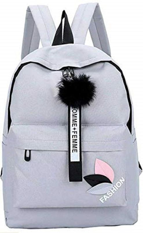 Small 15 L Laptop Backpack FASHION BACKPACK  (Grey)