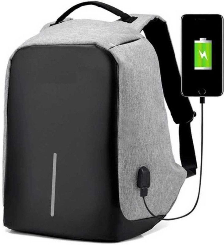 Small 18 L Laptop Backpack Laptop Bag  (Grey)