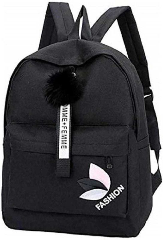 Small 10 L Backpack Backpack Style cat Design Fashion Waterproof Women Girls Backpack Laptop Backpack (Pink)  (Black)