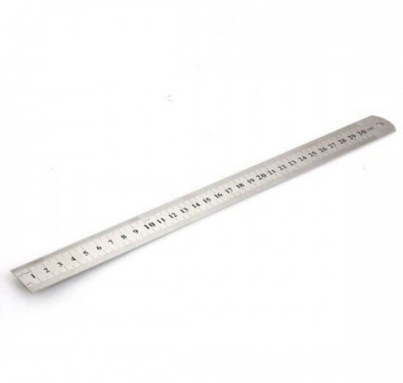 Fateh scale Ruler  (Set of 1, Silver)