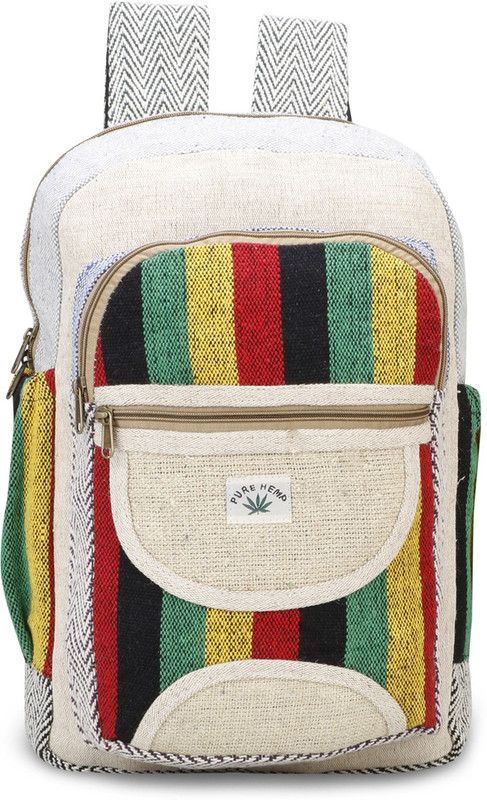 Small 5 L Backpack New Himalayan Hemp Laptop Bag Backpack/School & Traveler Bag  (Multicolor)