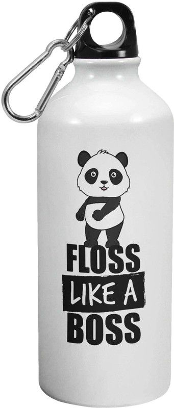 Morons Panda 600 ml Water Bottle  (Set of 1, White)