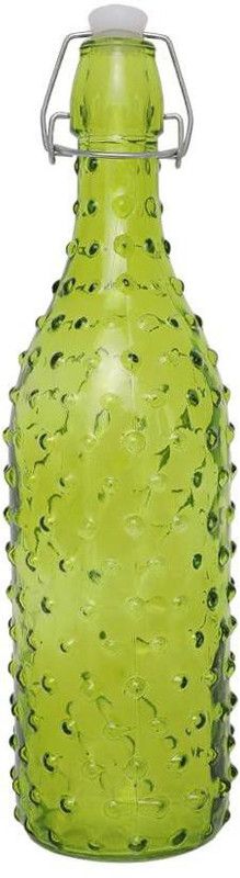 Green Plant indoor GPI 1000 ml Water Bottle  (Set of 1, Green)