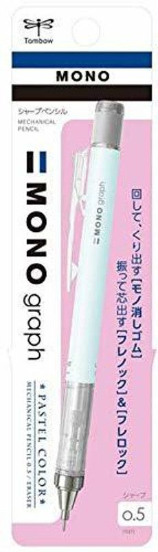 Tombow Mechanical Pencil Monograph Pastel Color 0.5mm Ice Blue DPA-136A Pencil  (Set of 1, ICE BLUE)