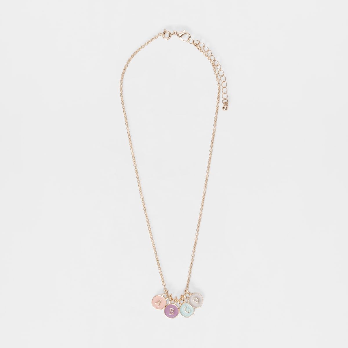 Alphabet Necklace - Gold Look