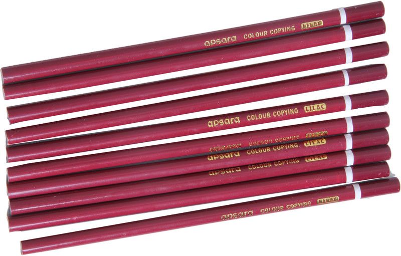 APSARA Eosin Pencils - Pack of 10 (Lilac) For Medical Students Pencil  (Set of 12, Red)
