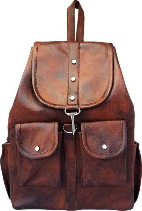 Small 6 L Backpack 2bl-drk-brwn-pitthu  (Brown)