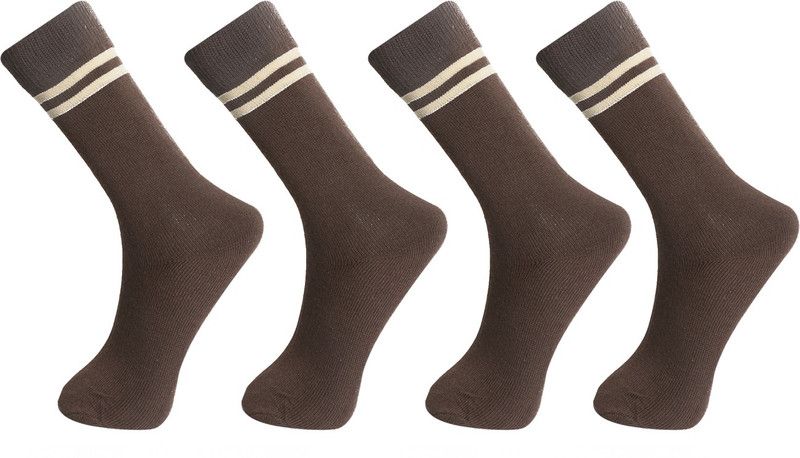 BODYSENSE Brown, Beige Uniform Sock  (Chandigarh)