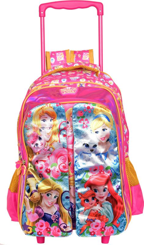 Disney Princess Palace of Pets Flap 41cm Trolley Primary (Primary 1st-4th Std) School Bag  (Multicolor, 16 inch)