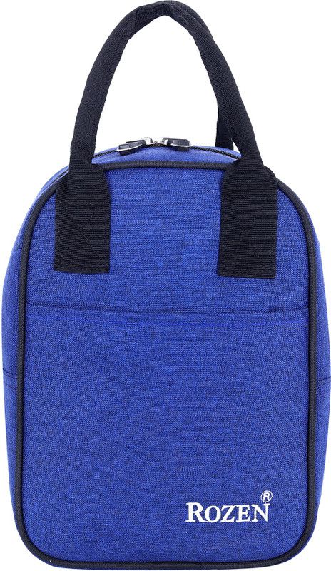 Rozen 222-ROYAL BLUE Insulated Lunch Tiffin Bag for School Office Picnic Waterproof Lunch Bag  (Blue, 11.5 inch)
