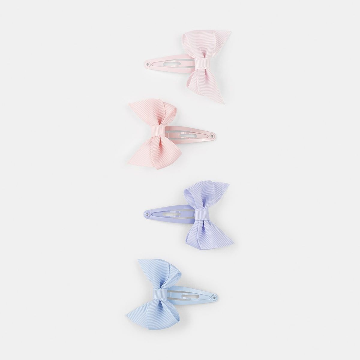 4 Pack Bow One Touch Hair Clip