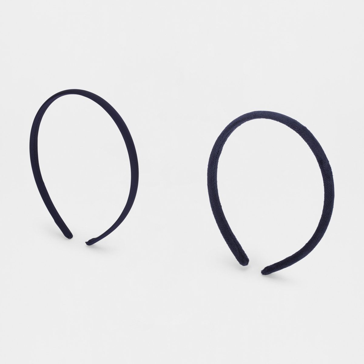 2 Pack Back To School Hard Headband - Navy