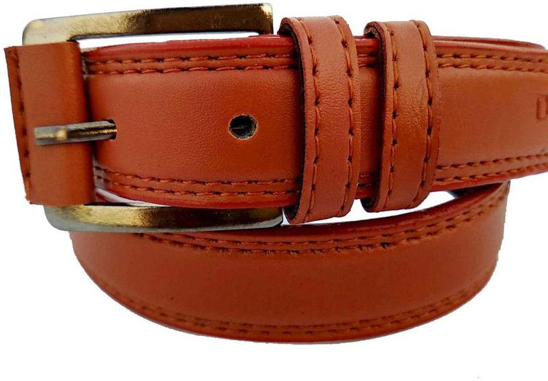 Boys Casual, Formal Orange Texas Leatherite Belt
