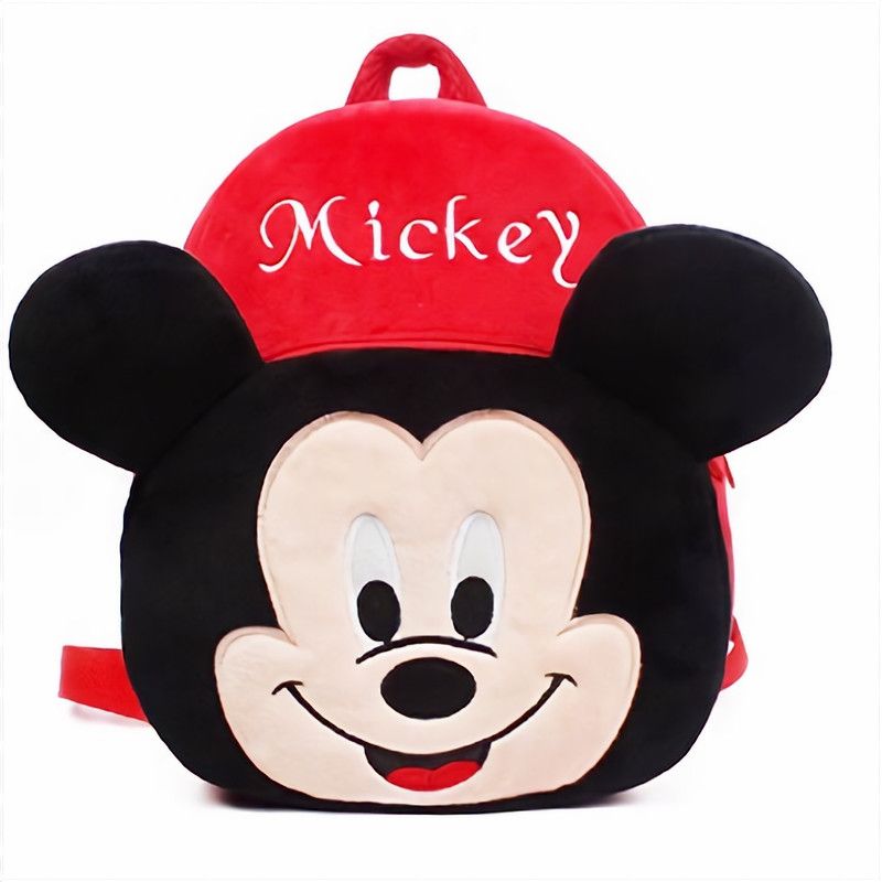 Littoze Soft Plush Backpack for Kids, Kids Bag, Plush Bags, School Bags for Kid Girl/boy (Multicolour) Backpack School Bag  (Multicolor, Black, 11 L)