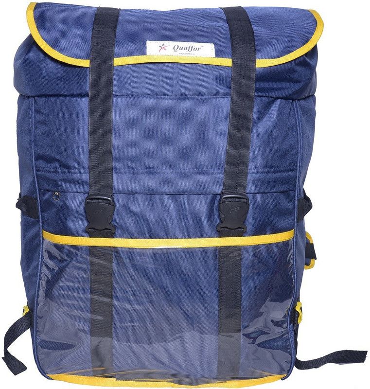 Quaffor Grocery/courier/logistics/ekart/ecommerce delivery backpack (thermal insulated) 85 Liters Waterproof Backpack  (Blue, 85 L)