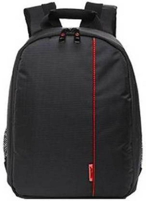 Small 15 L Backpack DSLR SLR Backpack Camera Bag | Camera Lens Shoulder Backpack Case for Canon Nikon black &red  (Black, Red)