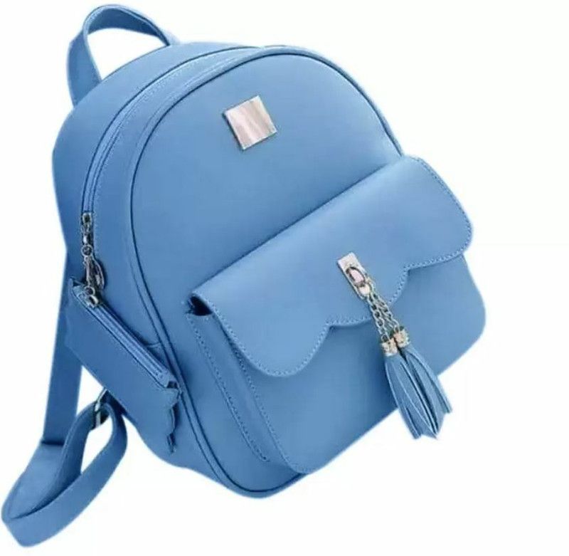 Self Designed college 7 L Backpack  (Blue)