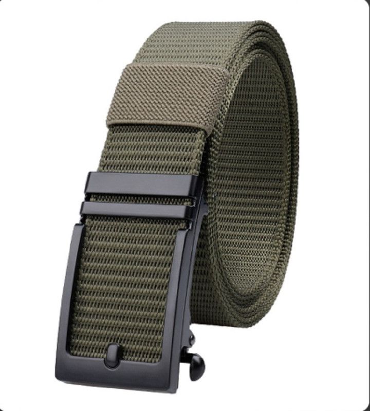 Boys & Girls Casual Green Nylon Belt