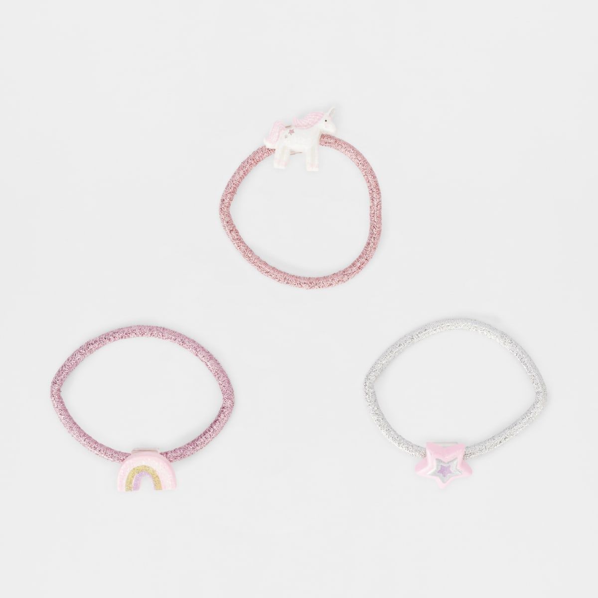 3 Pack Hair Tie - Unicorn