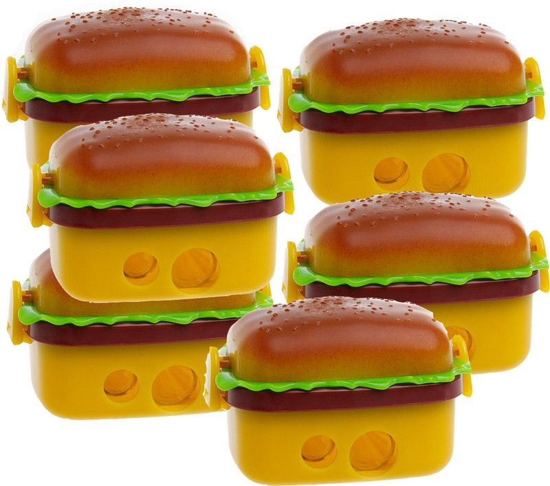 Muren Humburger set pencil eraser Sharpeners  (Set of 6, Multicolor)