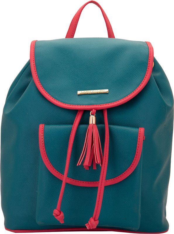 Small 12 L Backpack Bone Turquoise  (Green, Grey)