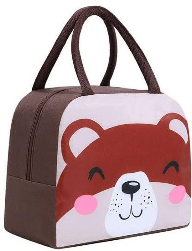 ShoppoWorld Carton Insulated Reusable Lunch Bag Tote Bag Women& Girls Thermal Insulation Bag Waterproof Lunch Bag  (Maroon, 3 L)